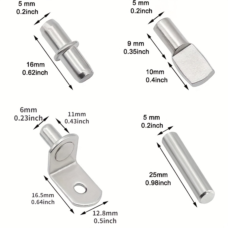 Shelf Support Peg 5 Millimeters Support Cabinet Shelf Pins - Temu