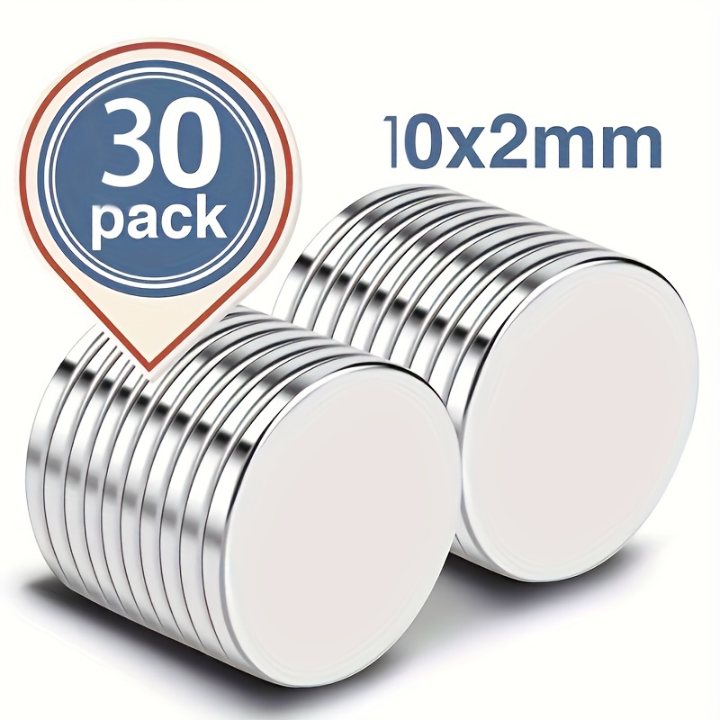 40pcs Aimants Tableau Magnétique Aimant Puissant Petit Rond Colorés  Décoratifs Magnet pour Tableau Blanc Réfrigérateur (10