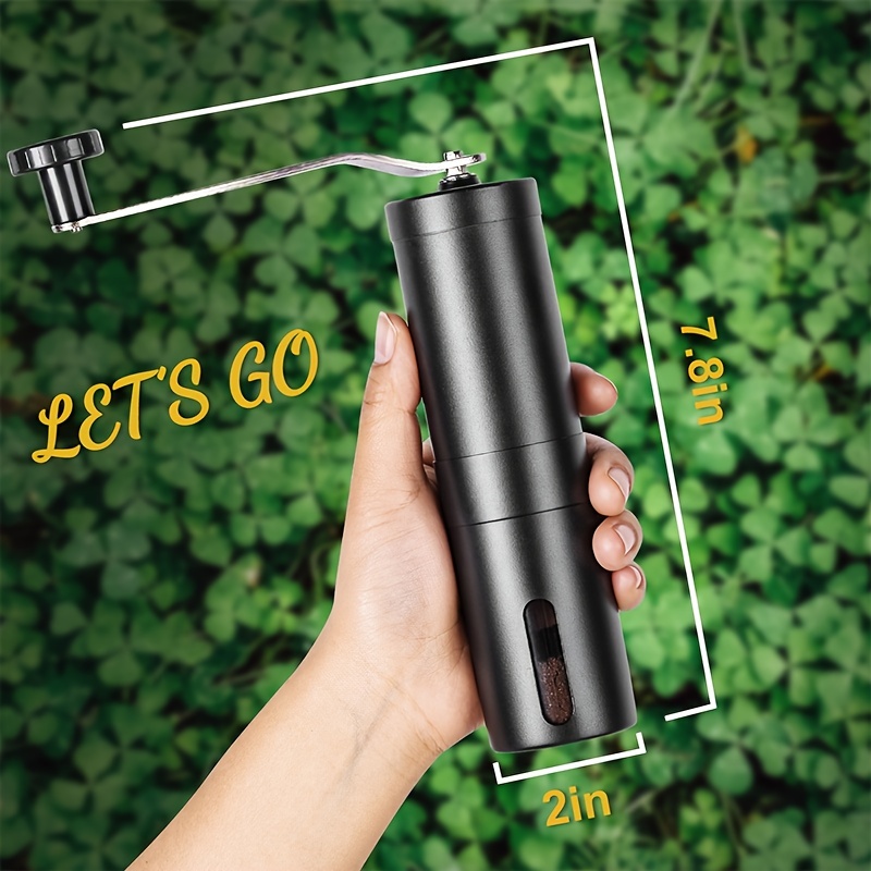 1pc Manual Stainless Steel 304 Handheld Coffee Bean Grinder, Hand