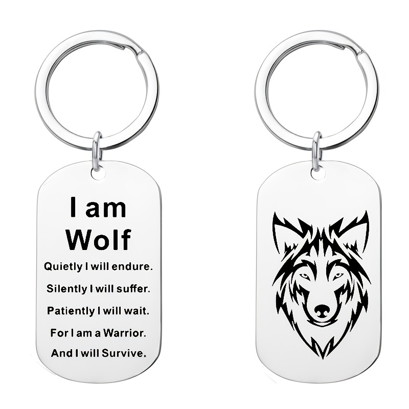 Wolf's Military Dog Tag Necklace Shows Support For Your Team - Happy  Shopping Store