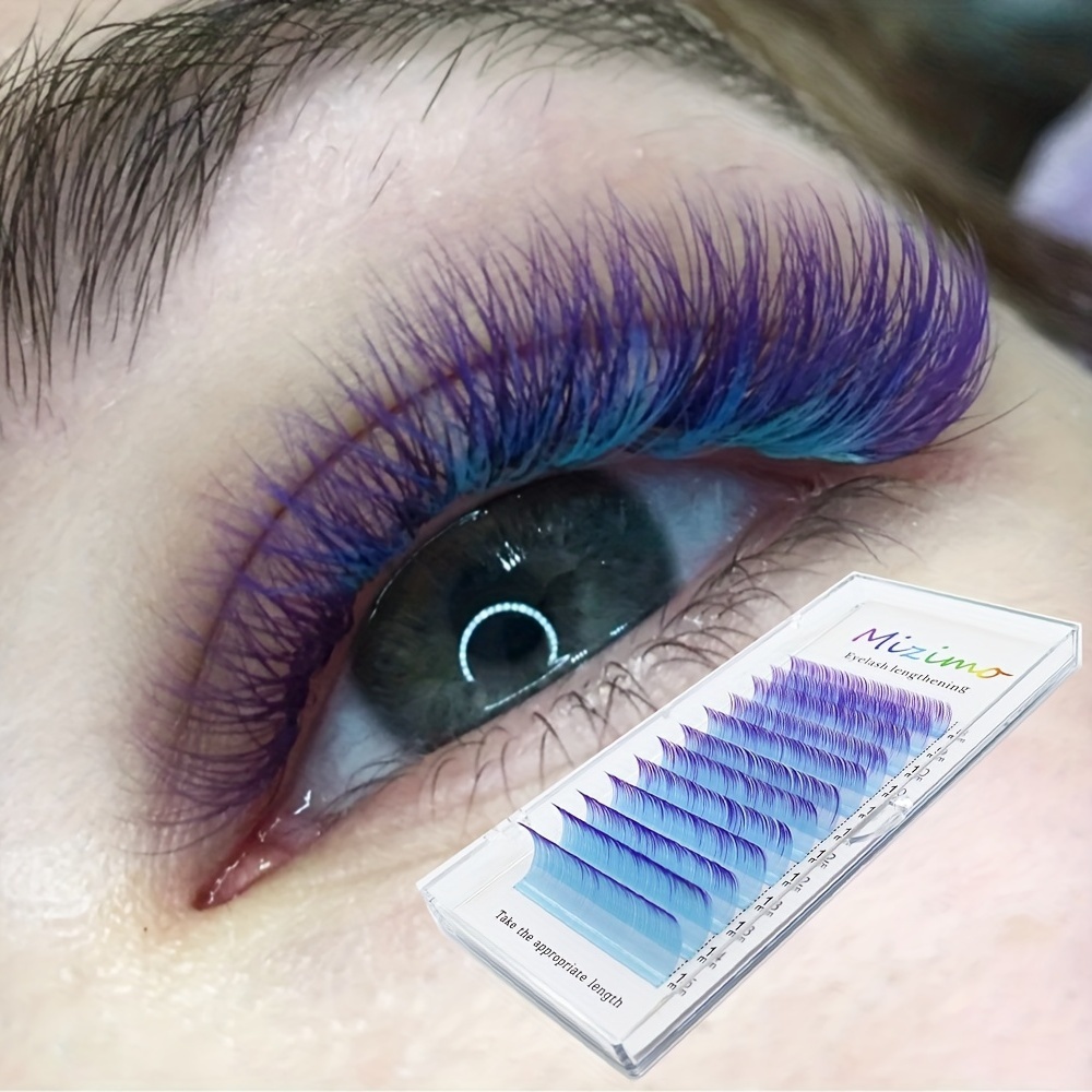 Colored Volume Lash Extensions - Remade Fans For Individual