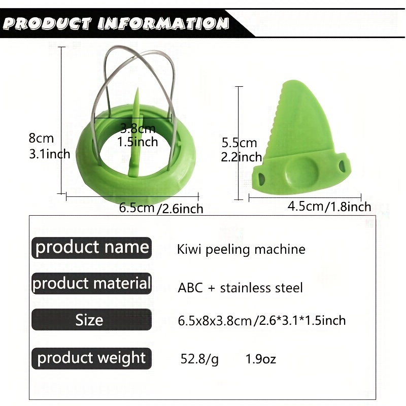 Hot Sale Mini Fruit Kiwi Cutter Peeler Slicer Kitchen Gadgets