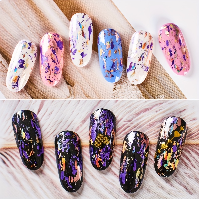 Nail Art Foil Glue Gel Pegatinas Papel Aluminio Nail Glue - Temu