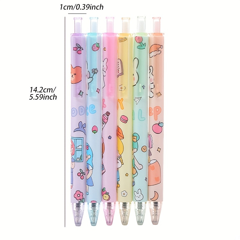 Cute Gel Pen: Creative Bunny Girls Bowknot Press Office Gift - Temu