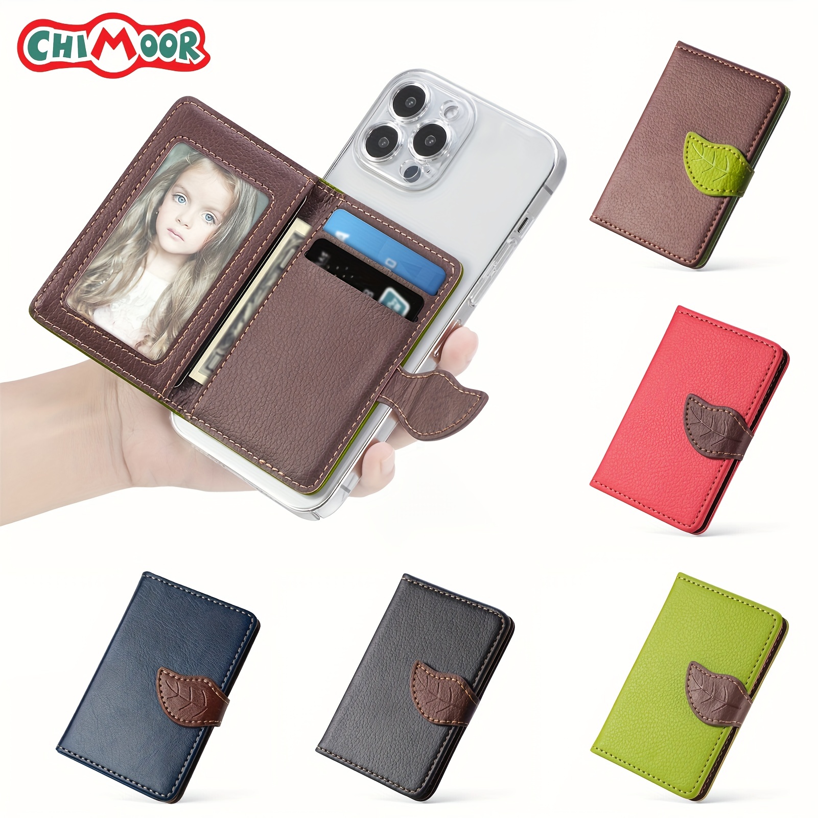 POLA iPhone 12 Pro Max Magnetic Detachable Floral Leather Zipper Wallet  Case with RFID Blocking Multi Card Slots Green