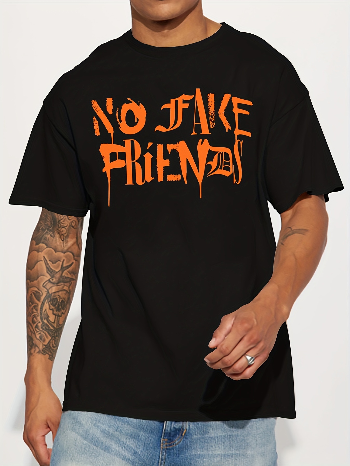 no stretch neck t shirts