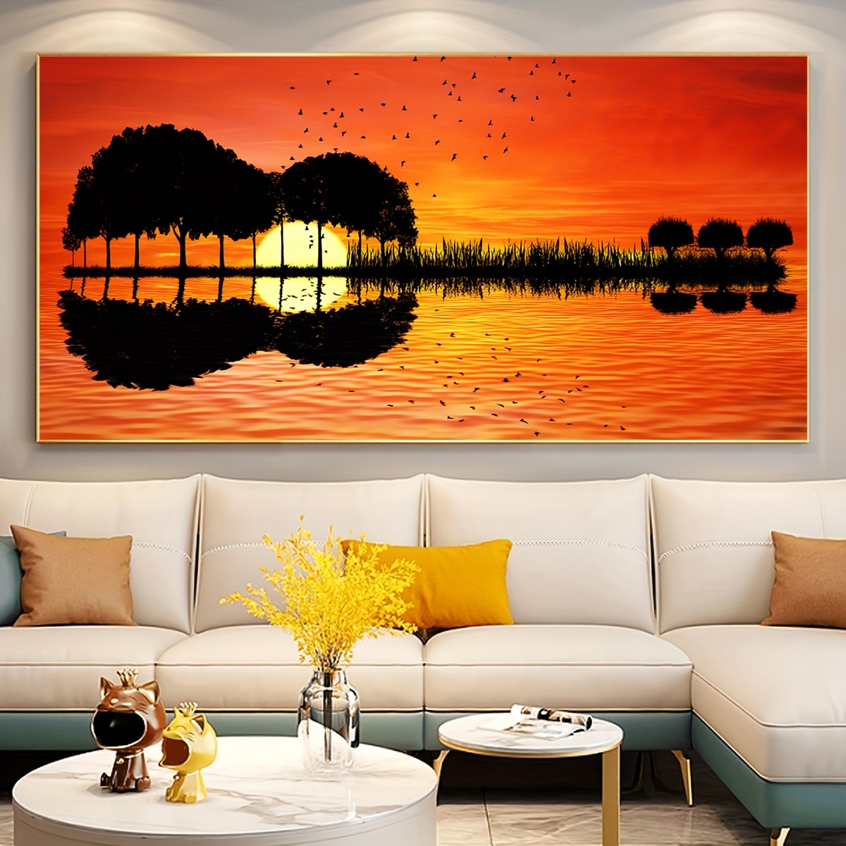 Impression sur toile de style guitare - Décoration murale sans cadre pour  chambre à coucher, salon, bureau, dortoir, cadeau - 40 x 60 cm : :  Cuisine et Maison