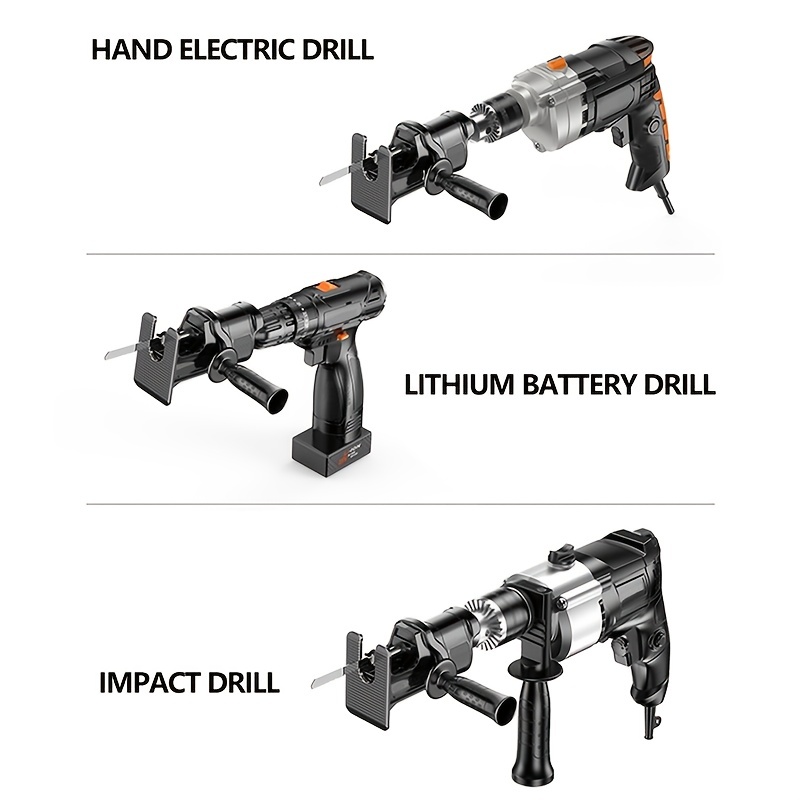 Reciprocating Saw Accessory For Cordless Drill