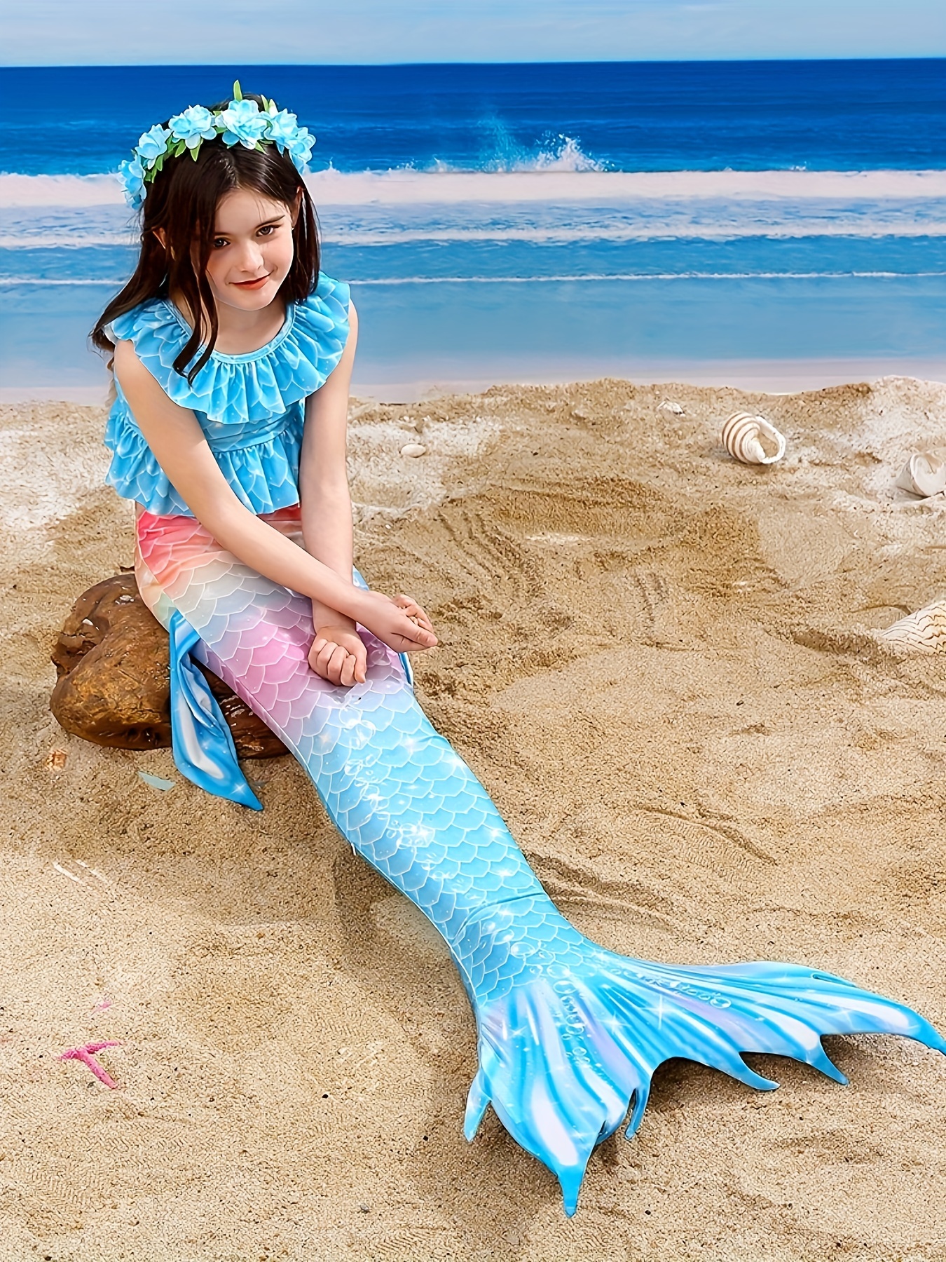 Disfraz de Sirena del Mar para Niña
