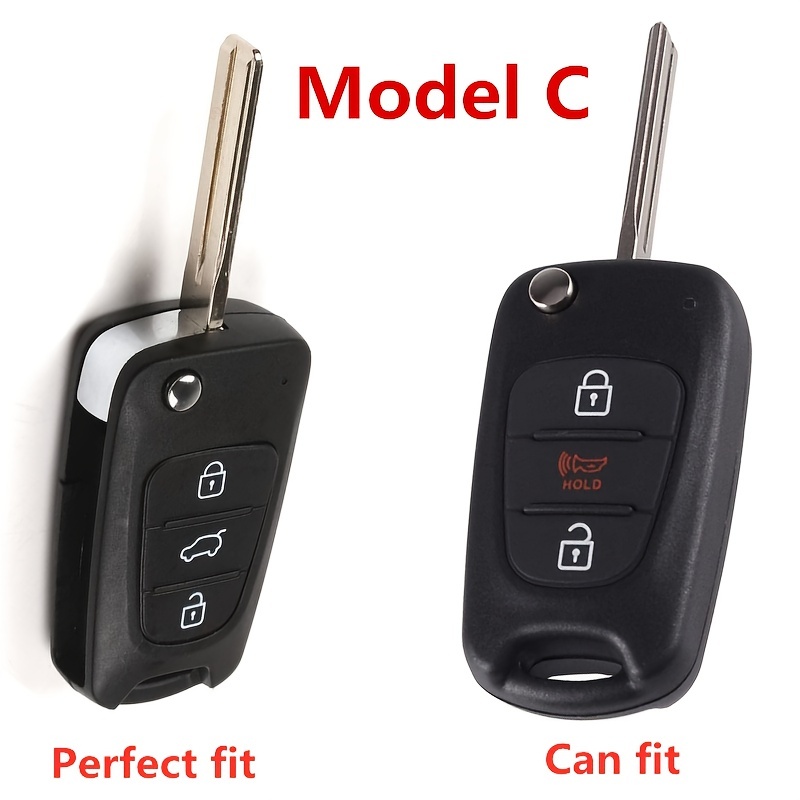 Autoschlüssel FLYBETTER Echtes Leder 4 Tasten Keyless Entry Smart Key Case  Cover Für Kia Sorento/Rio/Rio5/Optima/K5/K4/KX3 Auto Styling L260 T221110  Von 5,71 €
