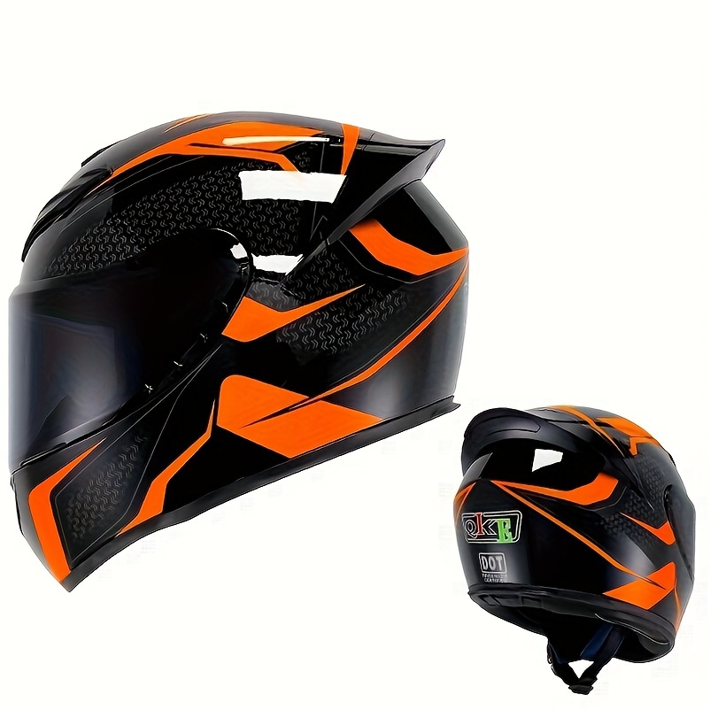  Casco integral para motocicleta, casco ligero