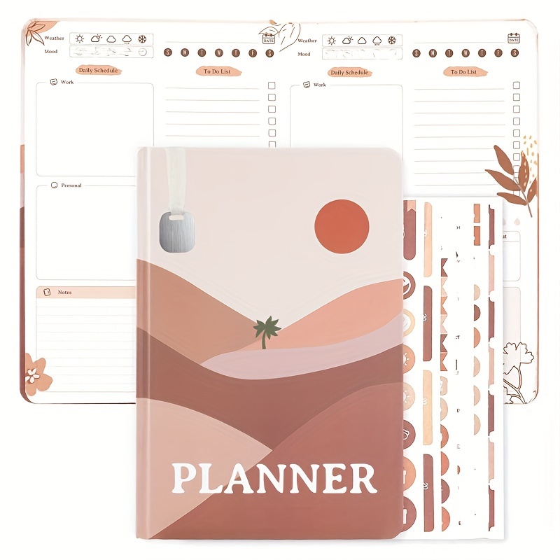 Daily Undated Planner - Temu