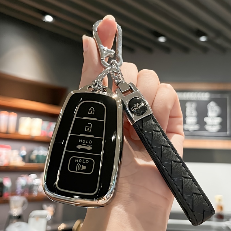 Hyundai Series [3] Key Fob Cover Premium Leather Keyless Remote