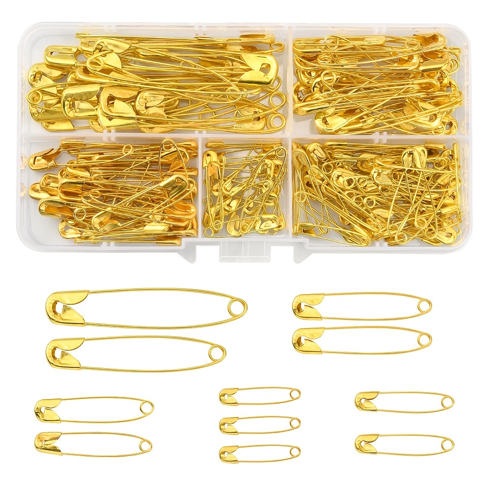 200pcs Golden Pins with 6 sizes Safety Pins Sewing Supplies Lowest Price