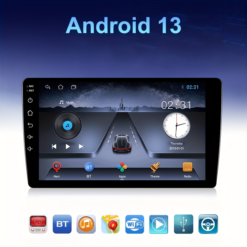 2 Din Android Autoradio Stéréo 7 9 10 IPS Capacitance Écran