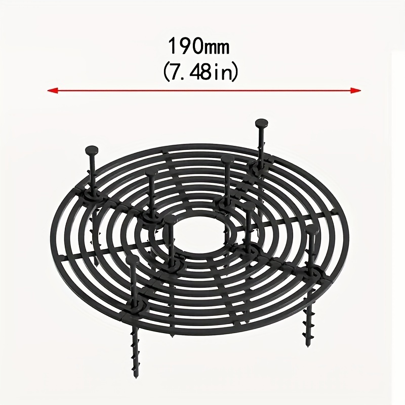 Flower Pot Cover Square Round Flowerpot Grid Baby Safety Soil Guard