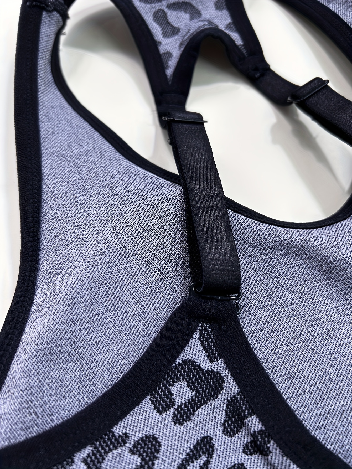 Leopard Print Sports Bra Sleeveless Tank Top Women's Activewear