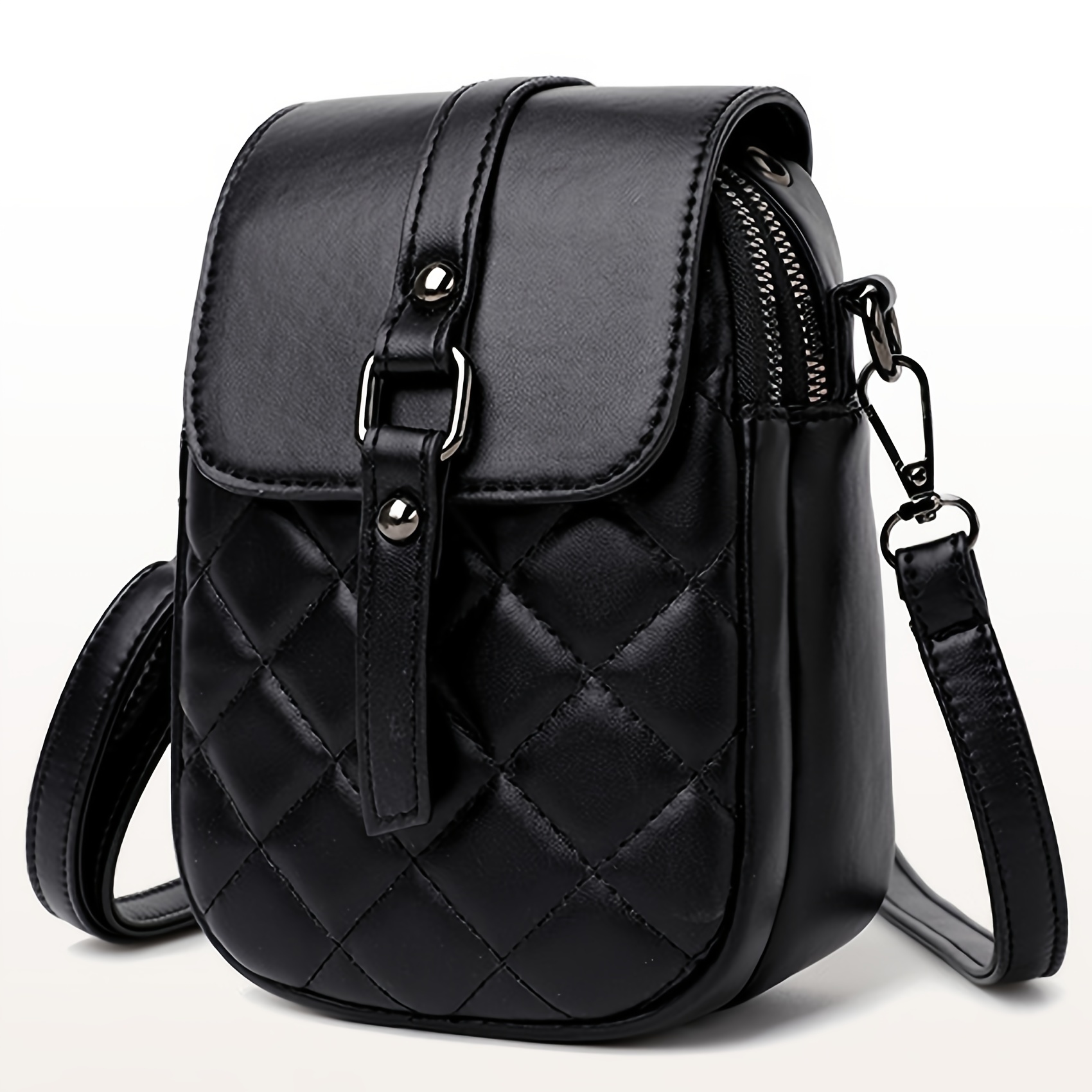 Bolso Teléfono Móvil Patrón Argyle Minibolso Cruzado Moda - Temu Chile