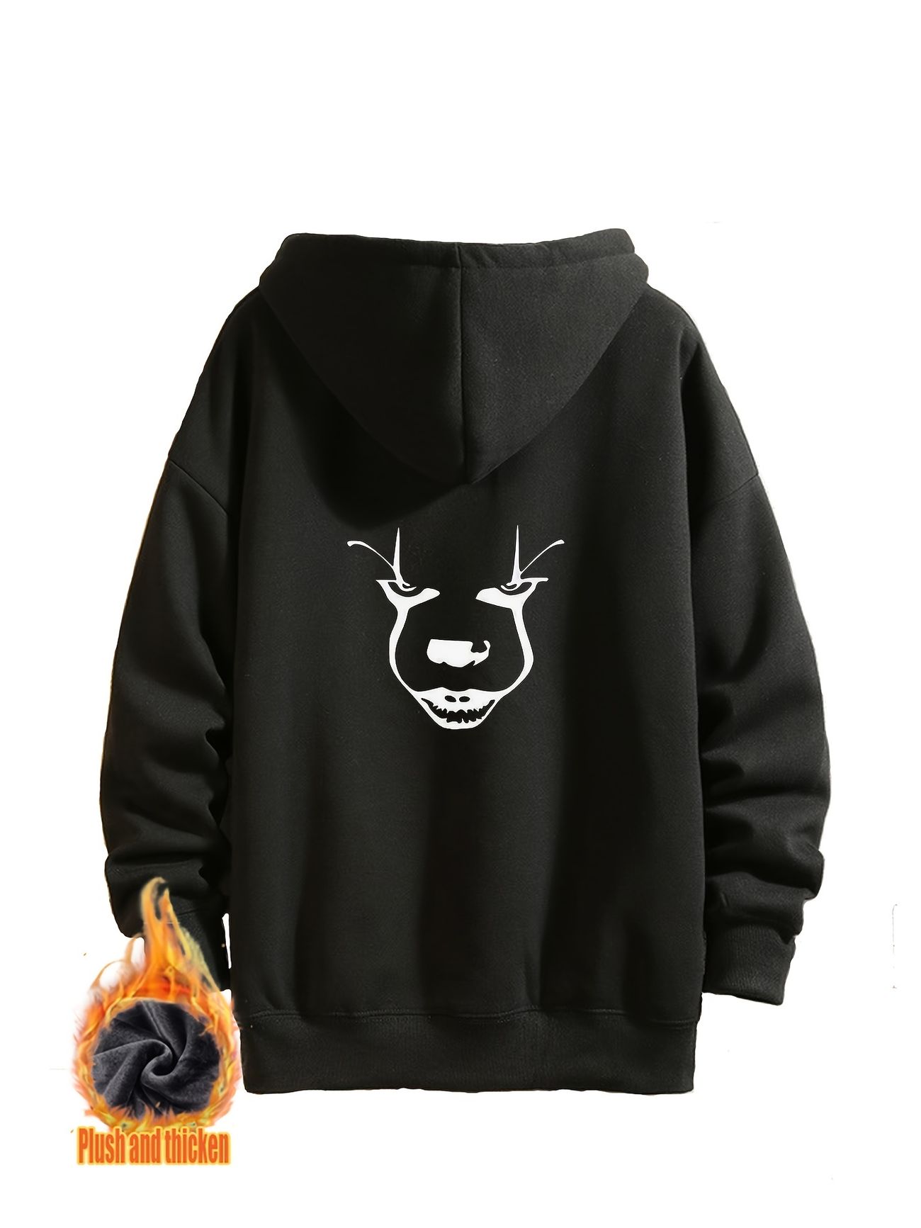 Plus Size Men's Women Zip Up Hoodies Animal Face Drawstring Trendy Hooded  Sweatshirt Oversized Loose Jackets | Check Out Today's Deals Now | Temu