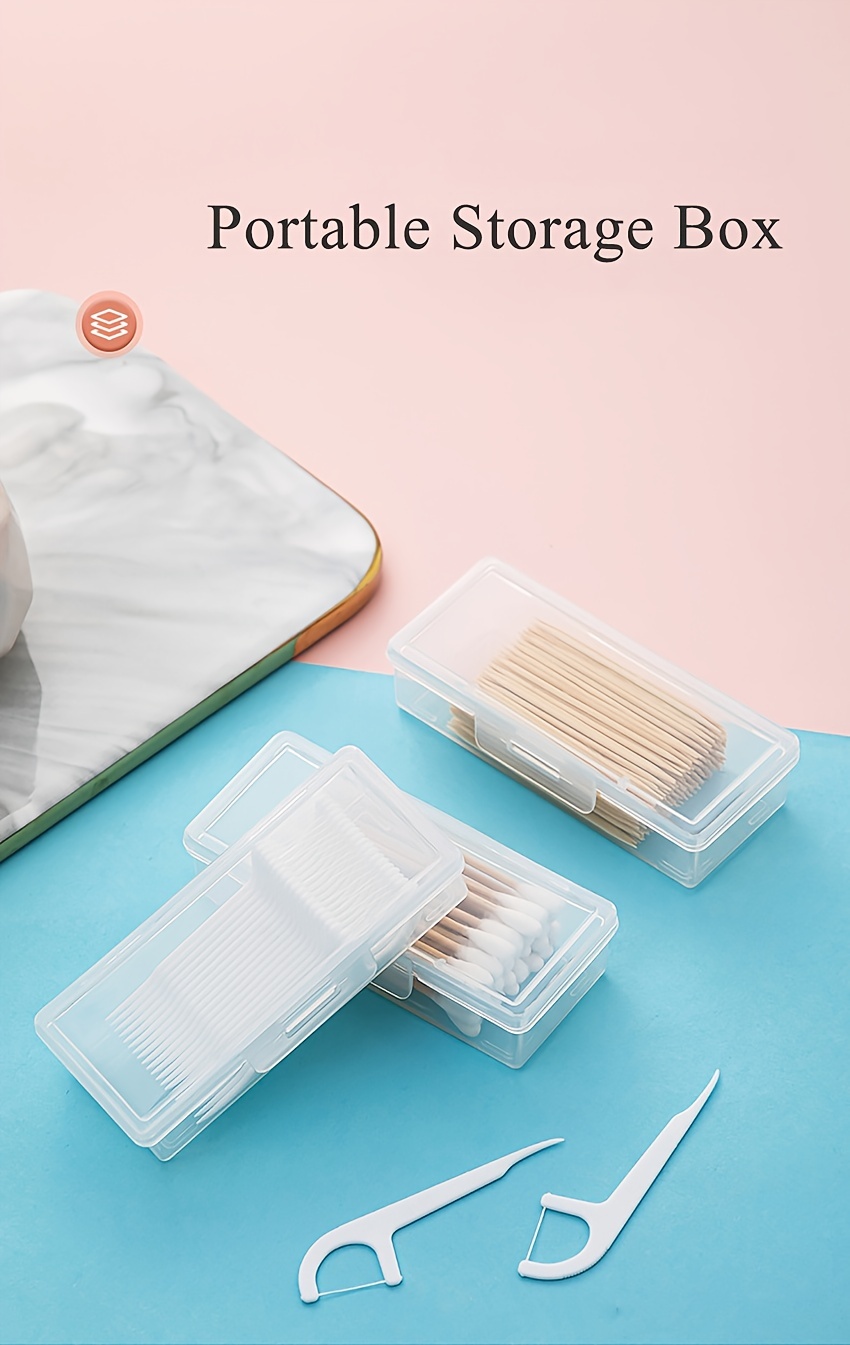 Portable Travel Medicine Box Cotton Swab Holder Case Dental - Temu