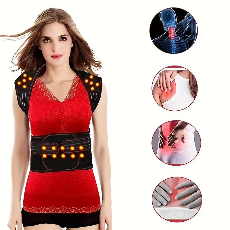 Corrective support corset - vest with hooks, zipper and shoulder straps -  . Gift Ideas