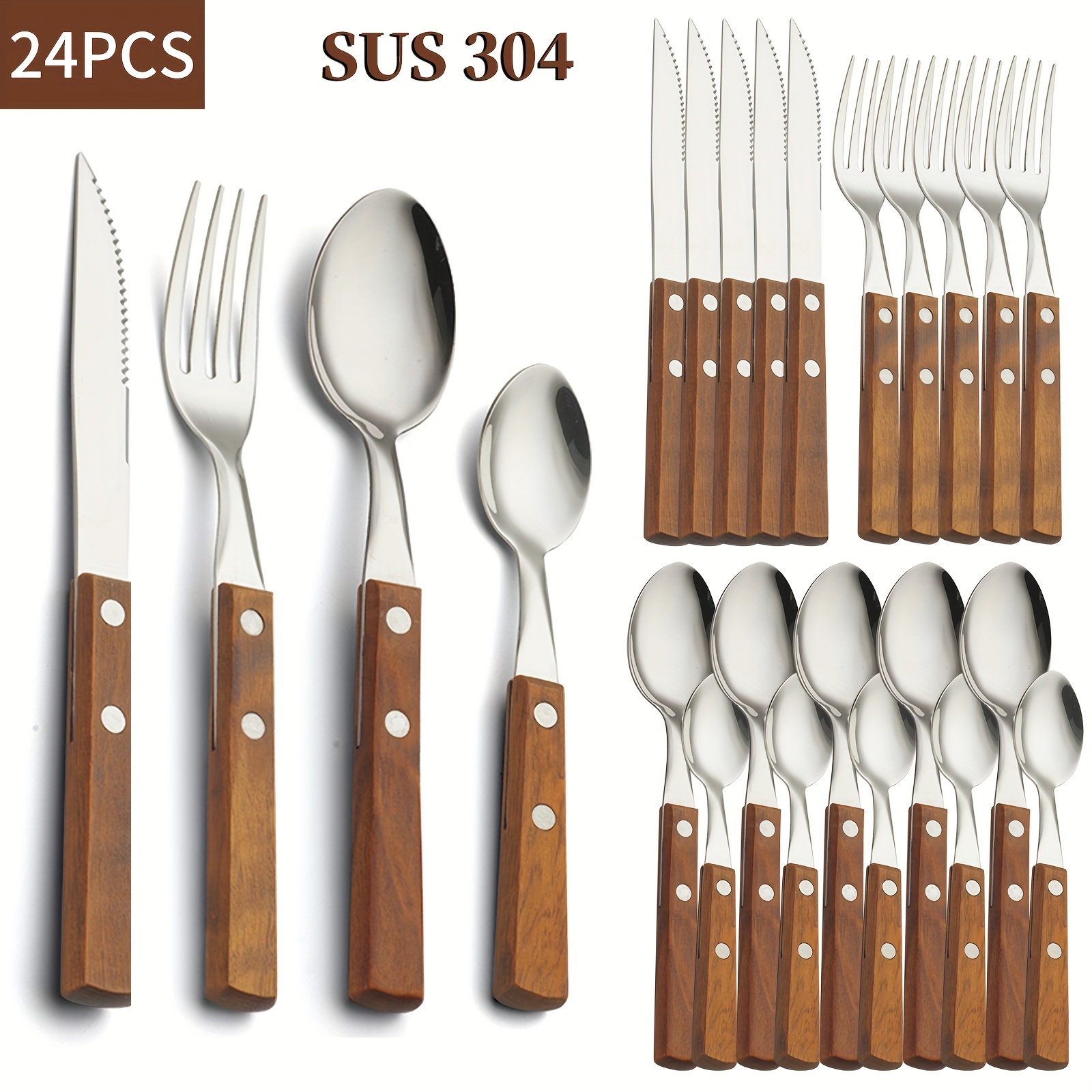 3 Pcs Premium Travel Cutlery Set
