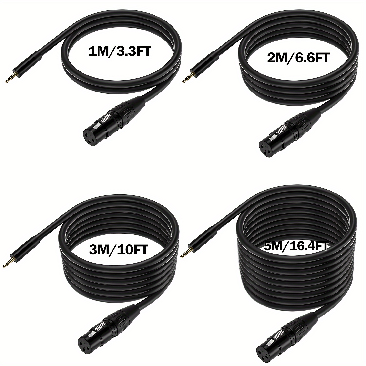 To Xlr Cable Male To Xlr Female Microphone Cable Xlr To - Temu