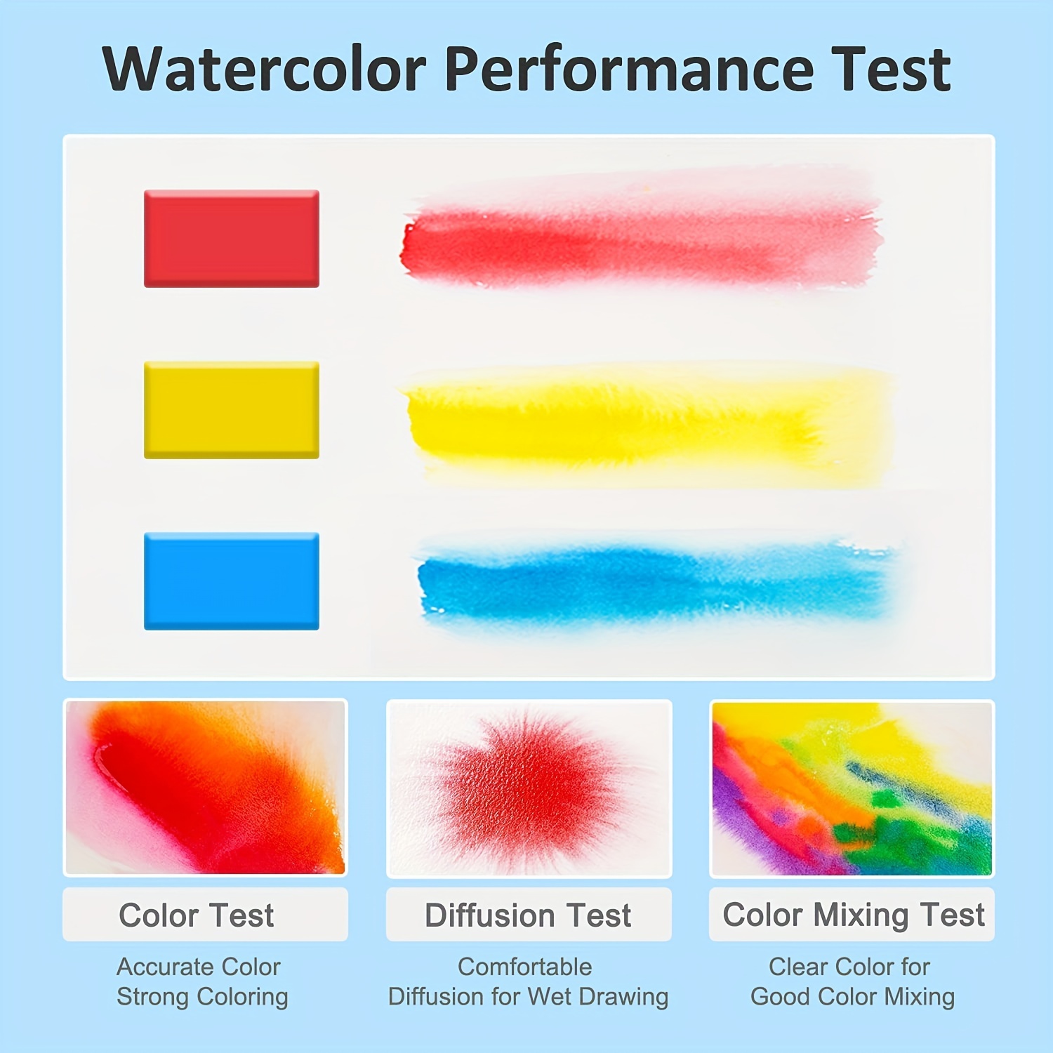 Solid water color / 12 color Superior – Ueba Esou official store