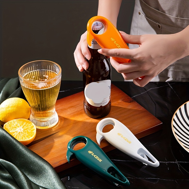 1pc Multifunctional 4-in-1 Bottle Opener For Various Sized Bottles And  Caps, Can Opener For Home Kitchen Use