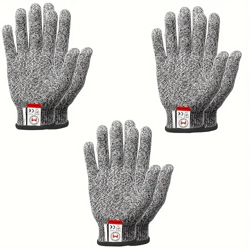 NoCry Cut Resistant Kitchen and Work Safety Gloves with Reinforced