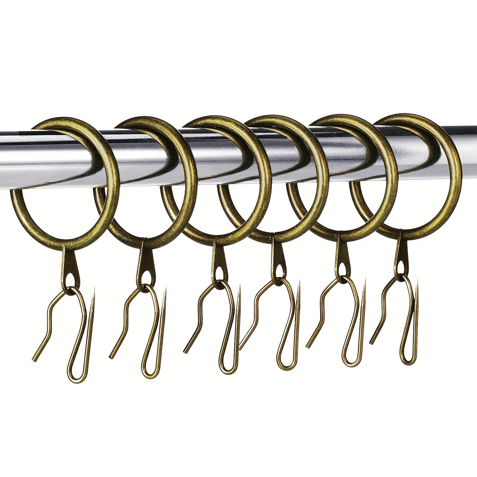 Stainless Steel Spring Buckles Adjustable Curtain Wire - Temu Canada
