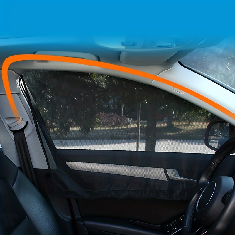 Magnetic Car Curtains Block Sunlight Keep Car Cool Sunshade - Temu Canada