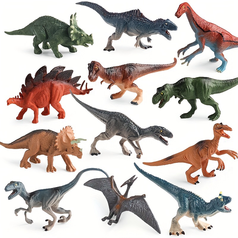 Jouet Dinosaure Figurine Jouet Enfant,Dinosaures de Marche avec