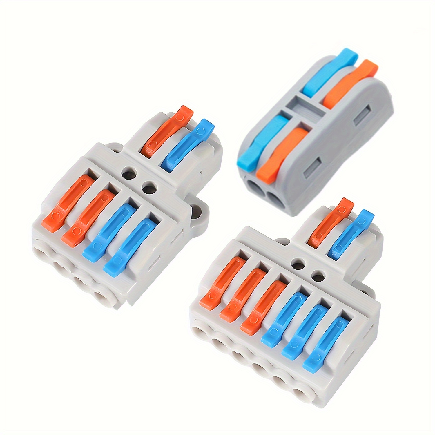 2 In 4 Out Leviers Connecteurs De Fil, 2 In 6 Out Mini Connecteur