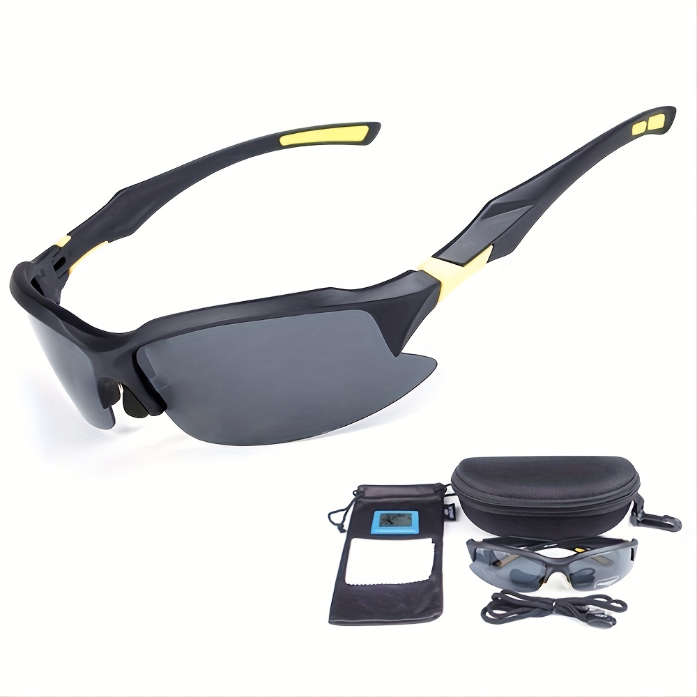 TANOXI Cycling Glasses Sunglasses for Men Sport Polarized Lens