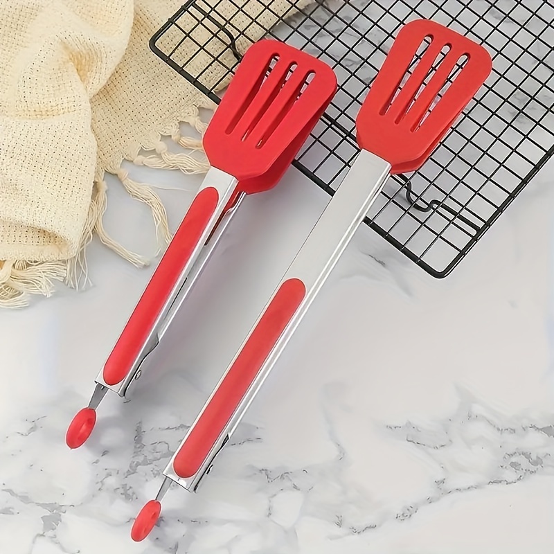 Egg Spatula Tongs Nylon Heat Resistant Spatula Flipper Tong - Temu