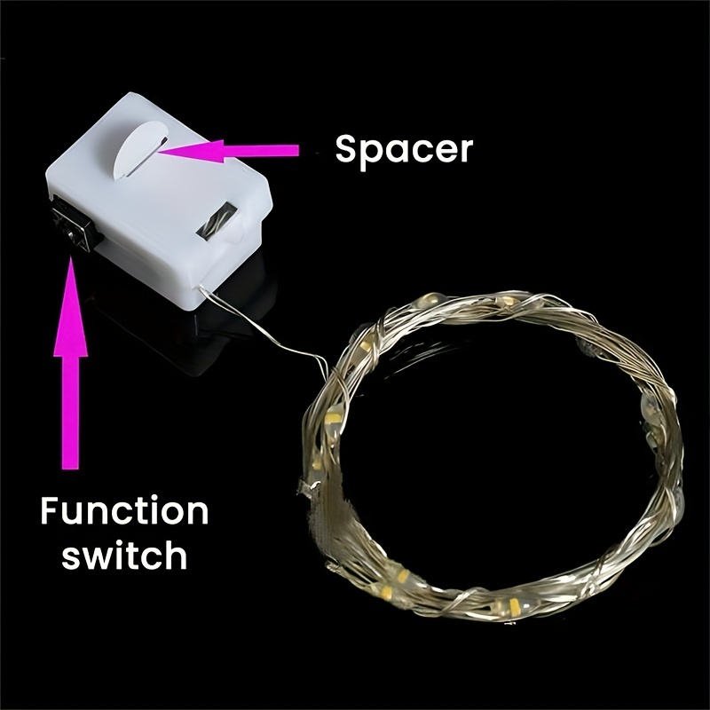 1pc 1m / 2m / Lucine A Led A Batteria 3 Modalità Luci - Temu Italy