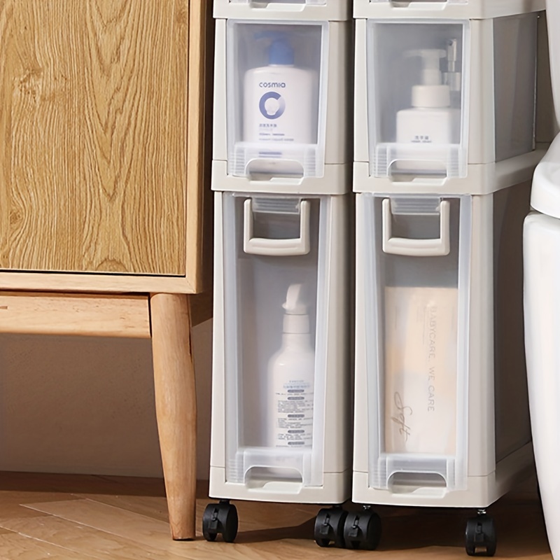 Storage Cabinet Drawers Home Organizers Narrow Type Racks Gap