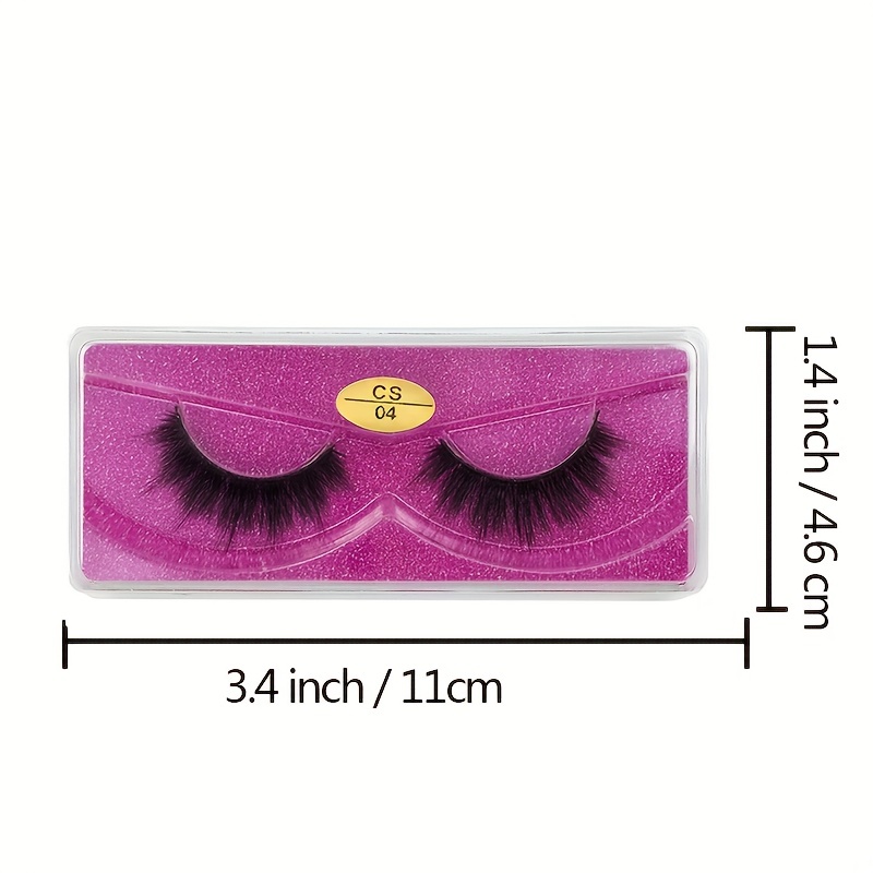 20 Pairs Fluffy 3D Mink Lashes Natural Look False Eyelashes Mixed Style