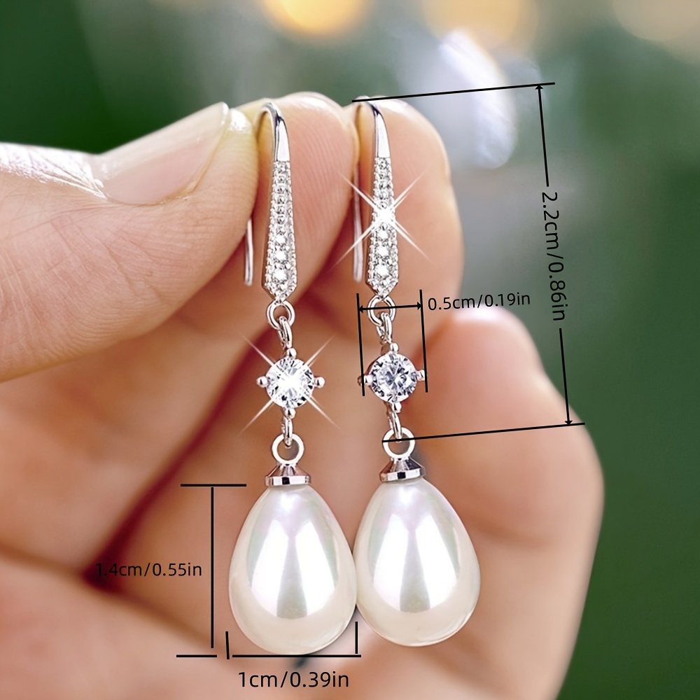Exquisite Imitated Pearl Accessories for Women Vintage Jewellery Classic  Romantic Earring Delicate Earrings Elegant Jewelry - AliExpress