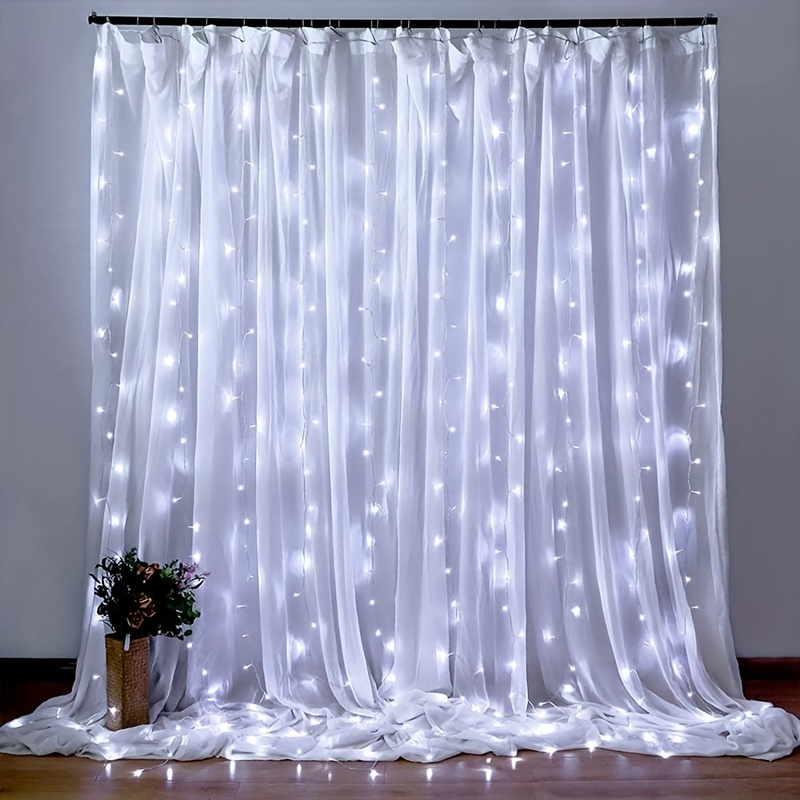 White Festoon String Light for Bedroom, Halloween Decoration,home Decor  Light, Wedding Decorations for Tables, Guirlande Lumineuse Intérieur 