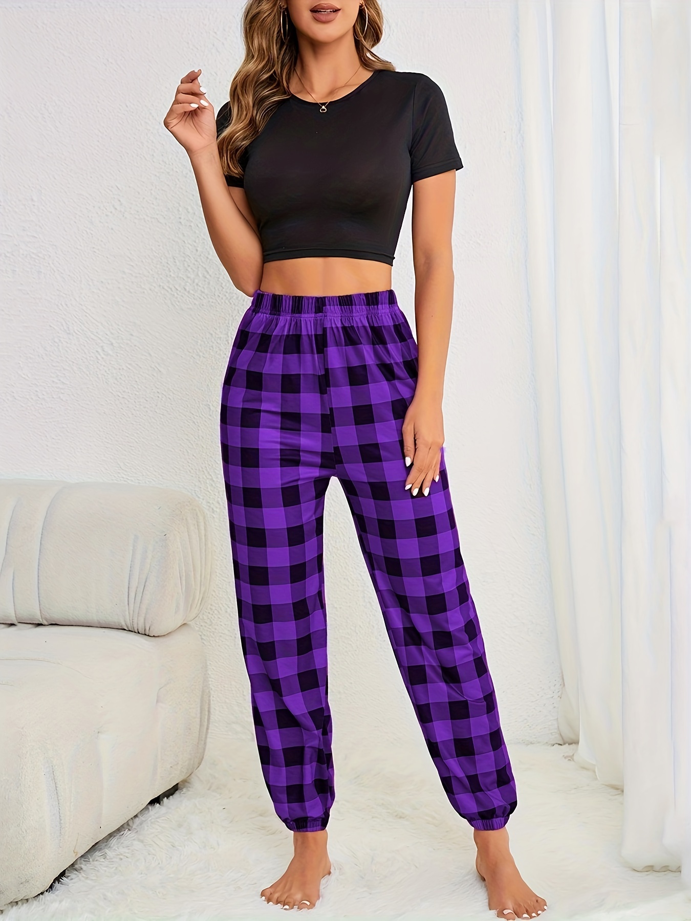 Lolmot Recent Orders Most Comfortable Pajamas for Women Purple Pajama Set  for Women Bride Pajamas for Wedding Day Pajama Bottoms for Women Soft Comfy  Matching : : Clothing, Shoes & Accessories