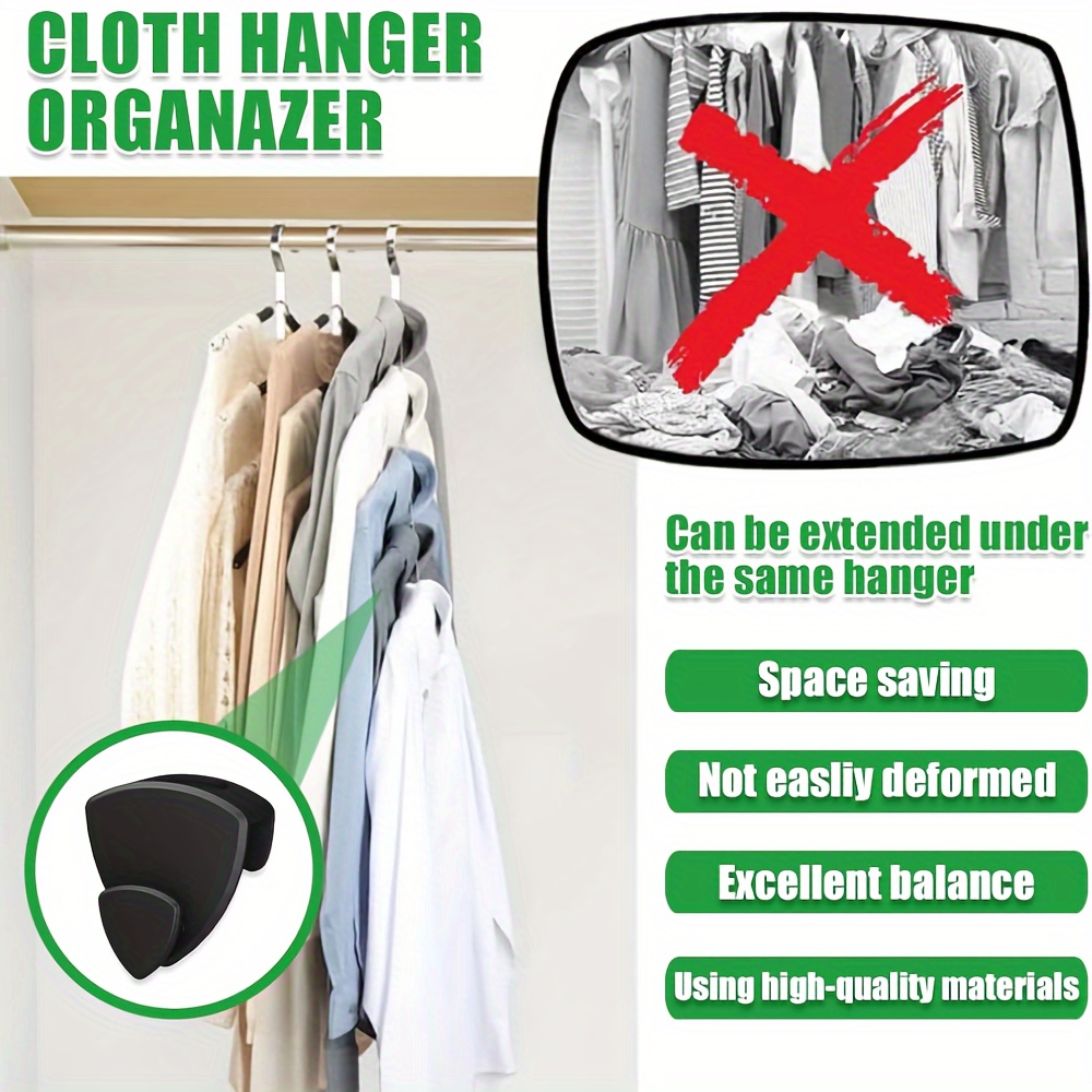  Space Saver for Hangers, 20Pcs Premium Closet Space