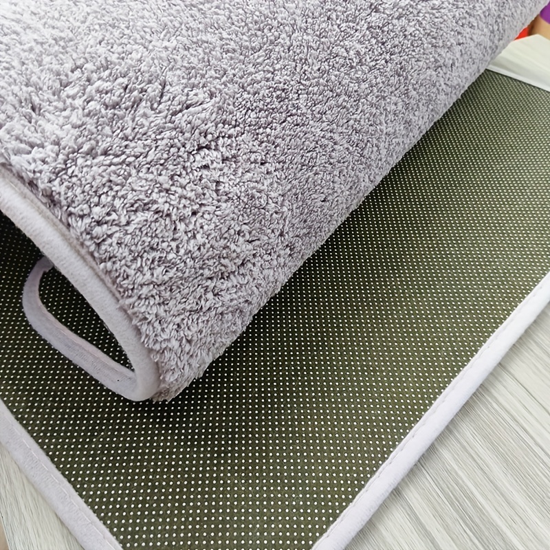 2pcs Plush Absorbent Bathroom Floor Mat Non slip Kitchen Mat Machine Washable