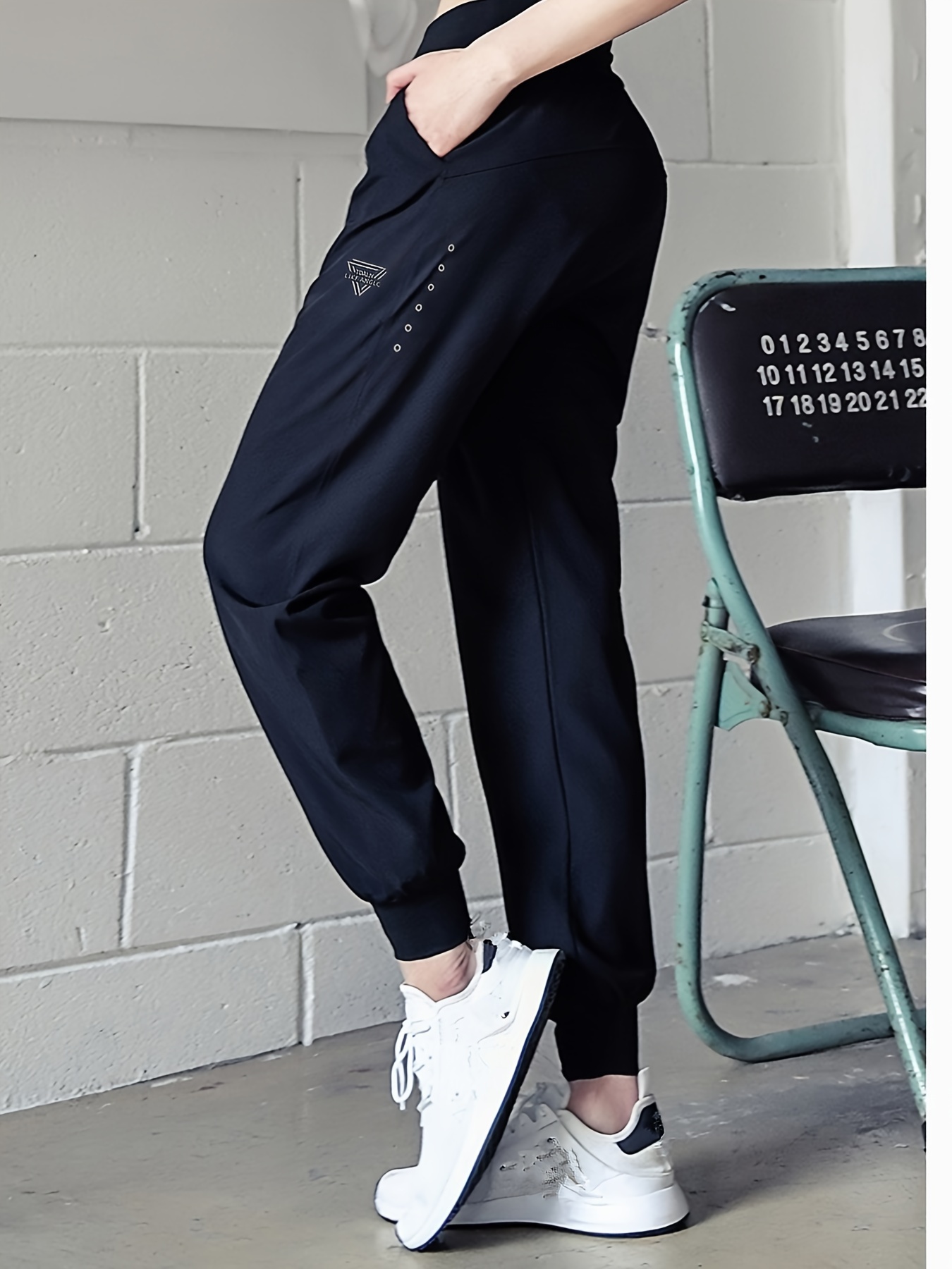 Women High Waist Running Pants Loose Stretchy Sweatpants Gym Workout  Jogging High Waist Wide Leg Sports Yoga Breathable Trousers