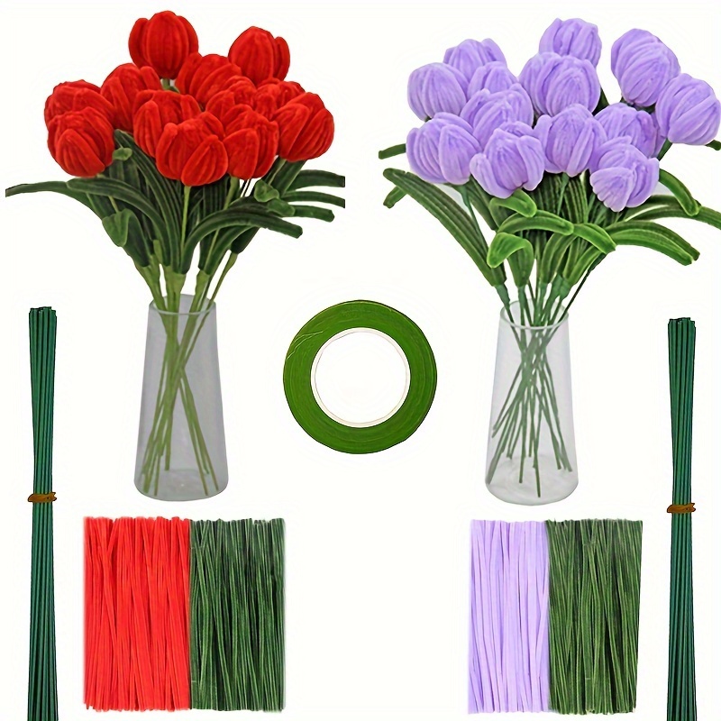 Pipe Cleaners DIY Kit - Tulip