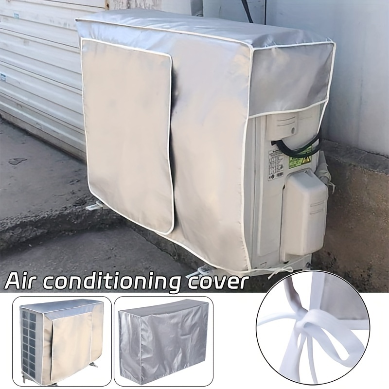 Asixx Funda para Aire Acondicionado, Cubierta Exterior Protector del Aire  Acondicionado, de Polyester, para Proteger Aire Acondicionado(94 * 40 *  73cm) EOTVIA No