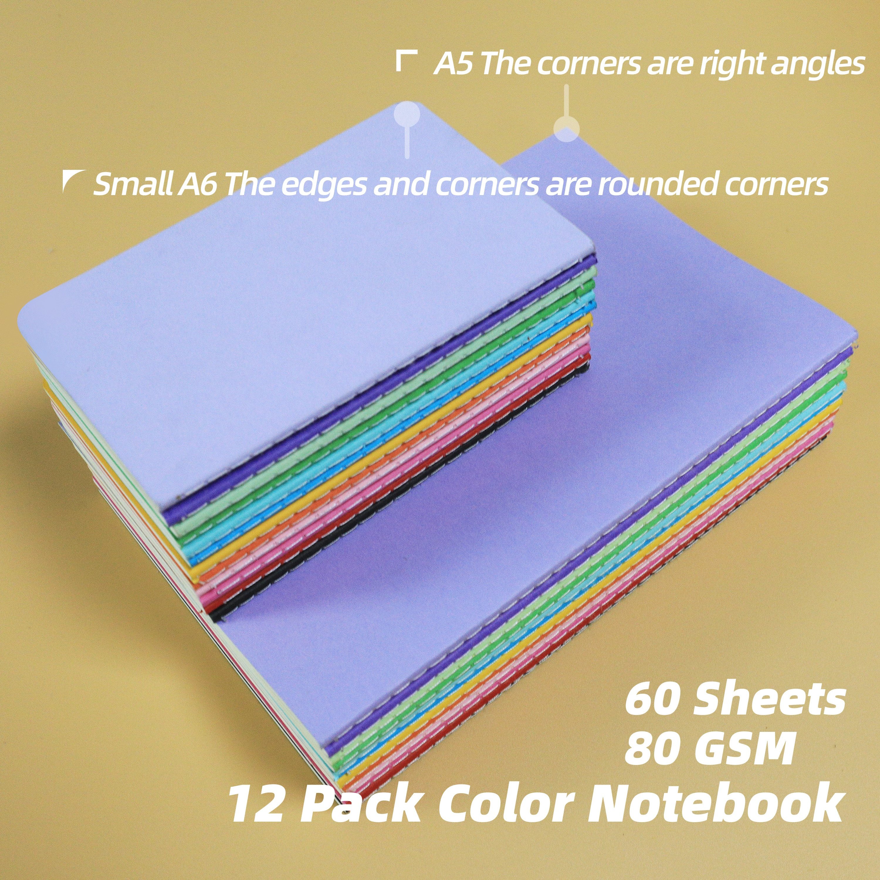 Rainbow Stationery Paper - 80 Sheets