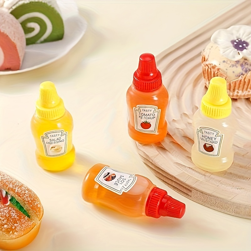 Mini Sauce Bottles Mini Ketchup Bottles Condiment Squeeze - Temu