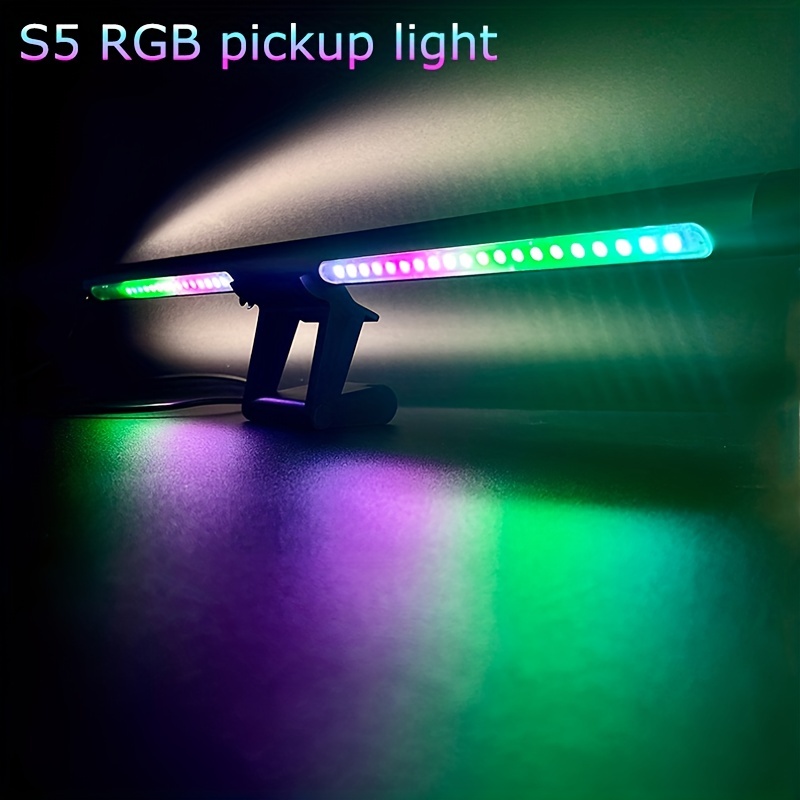 RGB Monitor Light Bar, E-reading LED Work Light With RGB Backlight,  Computer Monitor Light With 5 Light Modes, Pick Up Function/Dimmable  Screen/Touch